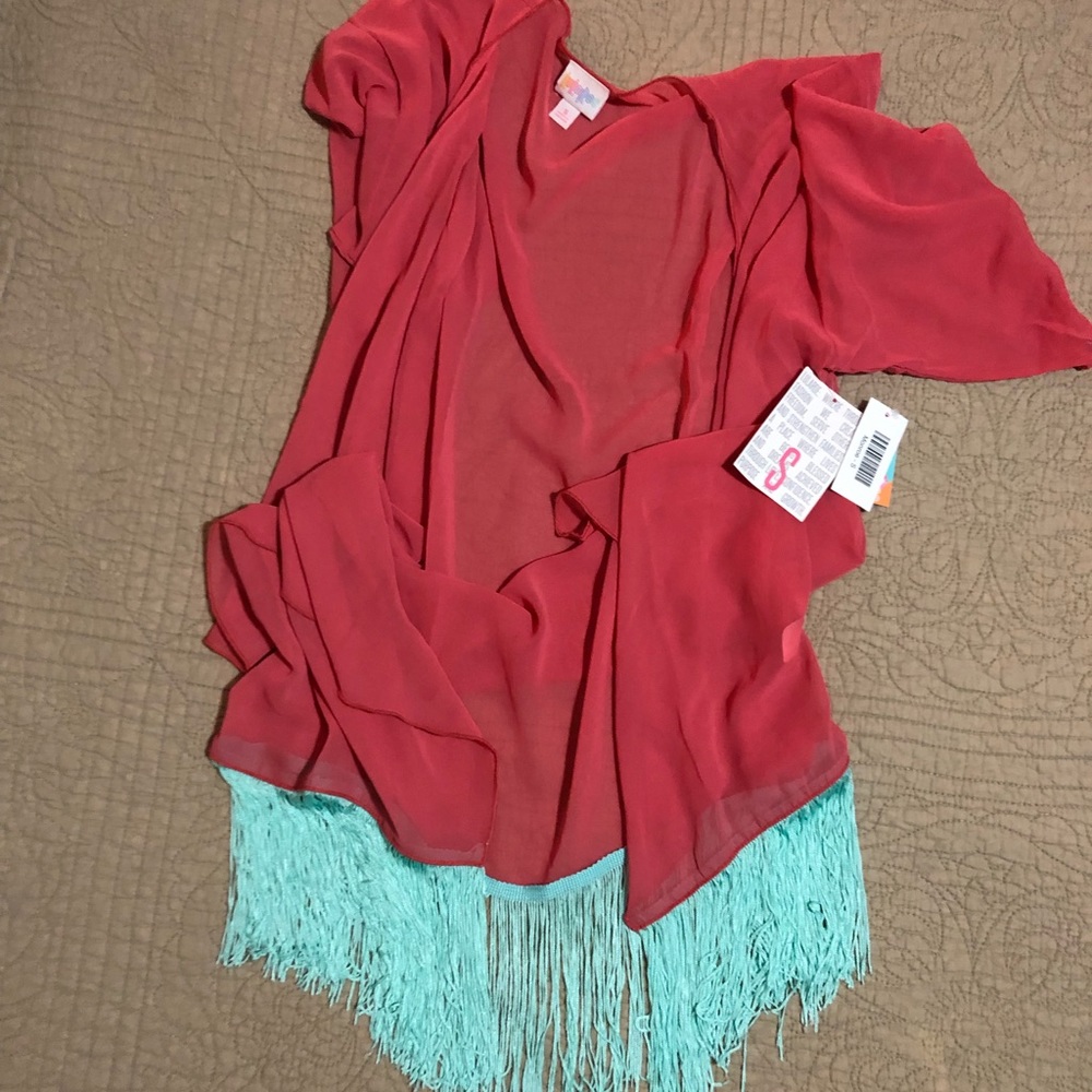 LuLaRoe S Monroe kimono NWT